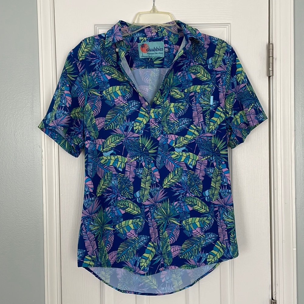 NWT - Chubbies Quarter Button Down Shirt - Size S